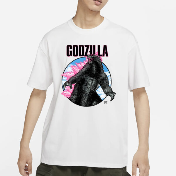 Cavitycolors Gxk Godzilla-Tie-Dye T-Shirt