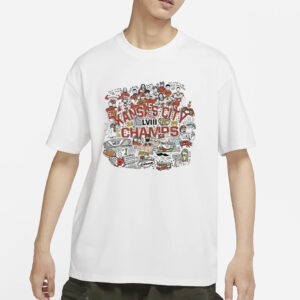 KC Chiefs Football Superbowl Champions 2024 T-Shirts