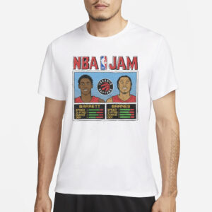 NBA Jam Raptors Barrett and Barnes T-Shirt1