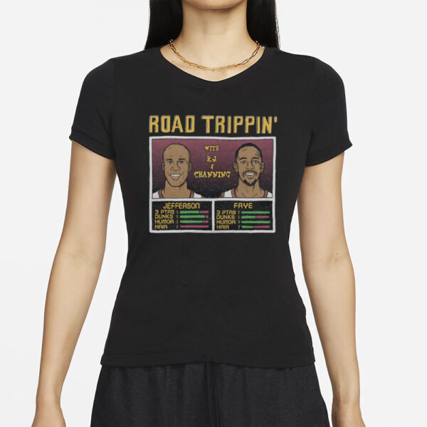 Road Trippin' Jam Jefferson And Frye Crewneck T-Shirt1