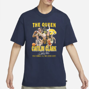 The Queen Caitlin Clark NCAA’s Women’s All-Time Leading Scorer Shirt Hoodie2