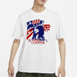 Vote For Alice Cooper 24 For President T-Shirts