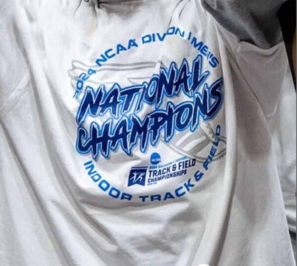 2024 National Champions Indoor Track Field Shirt