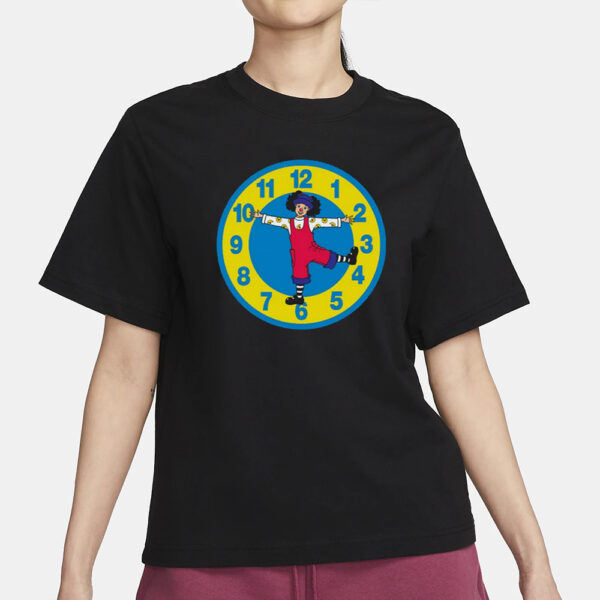 Big Comfy Couch Clock T-Shirt3