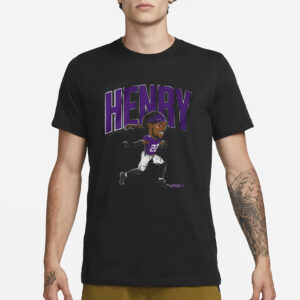 DERRICK HENRY BALTIMORE CARICATURE T-SHIRT1