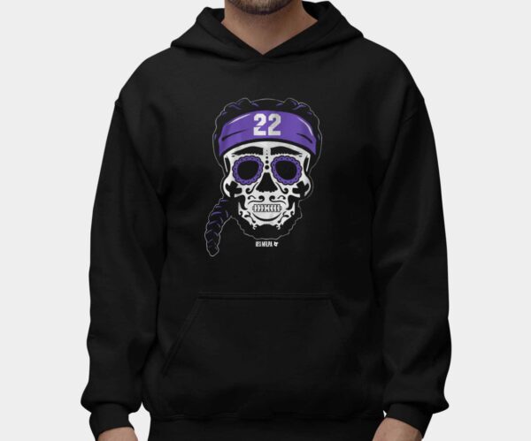 Derrick Henry Baltimore Ravens Sugar Skull Shirt1