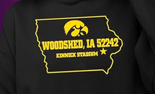 Hawkeyes Woodshed Ia 52242 Kinnick Stadium Shirt1