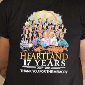 Heartland 17 Years 2007-2024 Thank You For The Memories Shirt