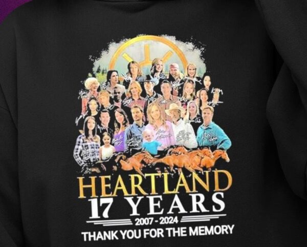 Heartland 17 Years 2007-2024 Thank You For The Memories Shirt1