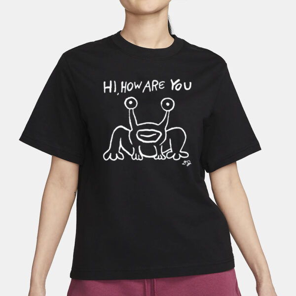 Hi How Are You Frog Mural T-Shirt1