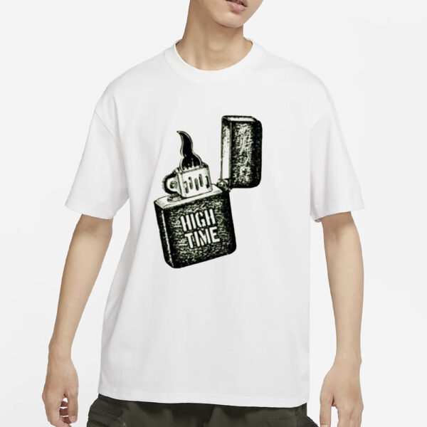 High Time Ablaze Light Olive Heather T-Shirt