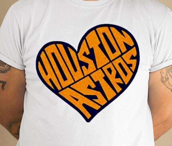 Houston Astros Heart Shirt