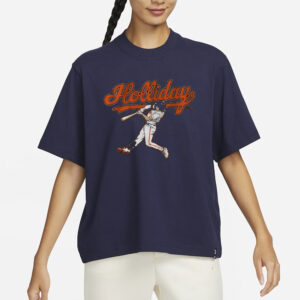 Jackson Holliday Orioles Slugger Swing T-Shirt1