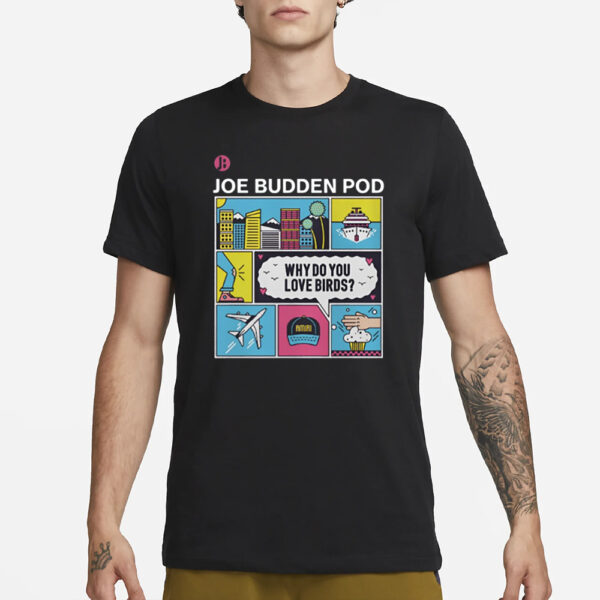 Joe Budden Pod Why Do You Love Birds T-Shirt3