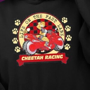 Life On The Fast Lane Cheetah Racing Shirt1