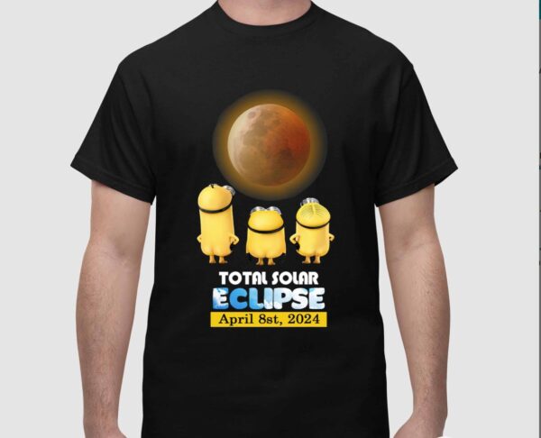 Minions Total Solar Eclipse 2024 Shirt