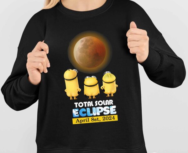 Minions Total Solar Eclipse 2024 Shirt1