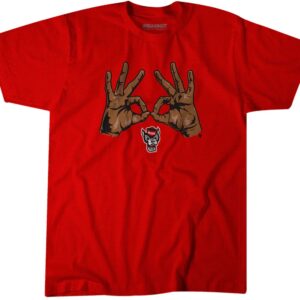 NC STATE BASKETBALL THREE GOGGLES T-SHIIRT