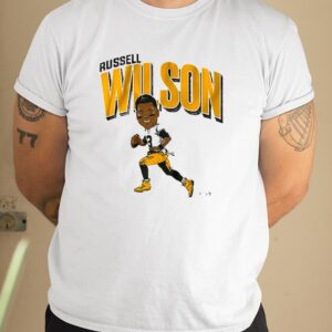 Russell Wilson Pittsburgh Caricature t-shirt