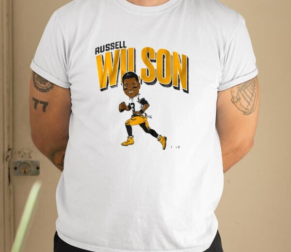 Russell Wilson Pittsburgh Caricature t-shirt