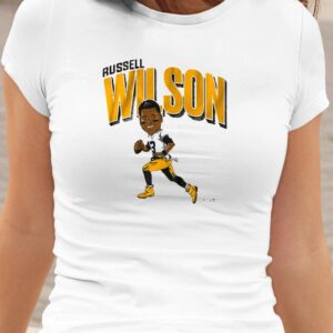 Russell Wilson Pittsburgh Caricature t-shirt1