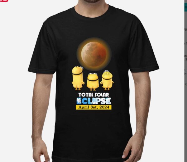 Minions Total Solar Eclipse 2024 Shirt