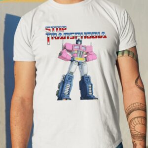 Stop Transphobia Robot Shirt