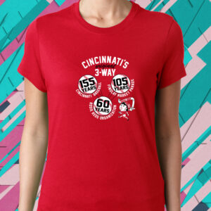 THE ORIGINAL 3-WAY - CELEBRATING 60 YEARS OF THE ROSIE REDS ORGINIZATION T-SHIRT1