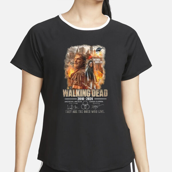 The Walking Dead 2010-2024 They Are The One Who Live T-Shirt2