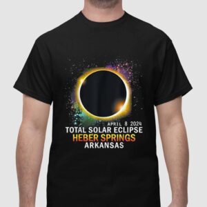 Total Solar Eclipse Heber Springs Arkansas April 8 2024 Shirt