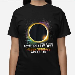 Total Solar Eclipse Heber Springs Arkansas April 8 2024 Shirt1