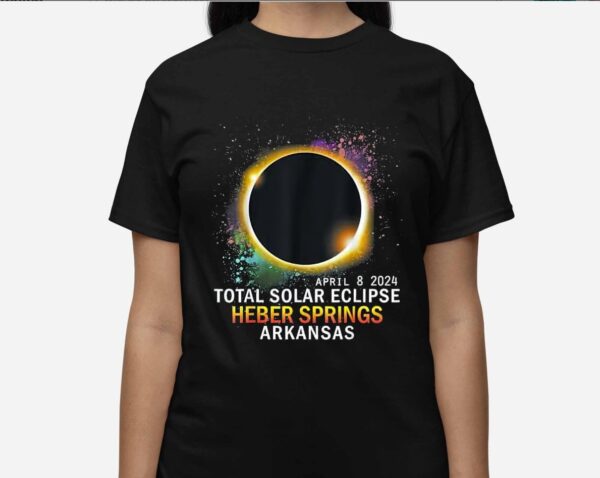 Total Solar Eclipse Heber Springs Arkansas April 8 2024 Shirt1