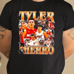 Tyler Herro Miami Heat Basketball Graphic Shirt