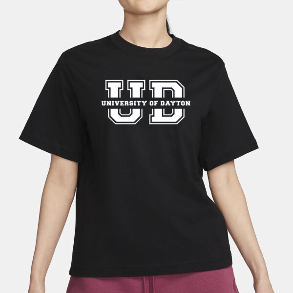 UD - UNIVERSITY OF DAYTON VARSITY BLOCK T-SHIRT1