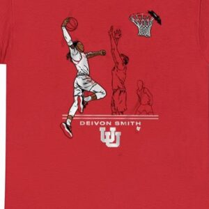 Utah Basketball Deivon Smith Superstar Pose Shirt