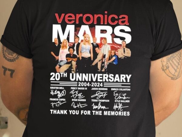 Veronica Mars 20th Anniversary 2004-2024 Thank You For The Memories Shirt