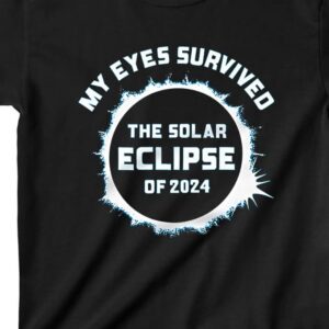 Youth My Eyes Survived The Solar Eclipse Of 2024 Long Sleeve Shirt1