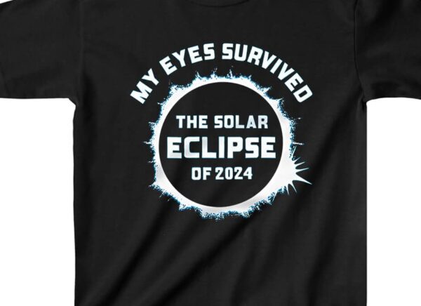 Youth My Eyes Survived The Solar Eclipse Of 2024 Long Sleeve Shirt1