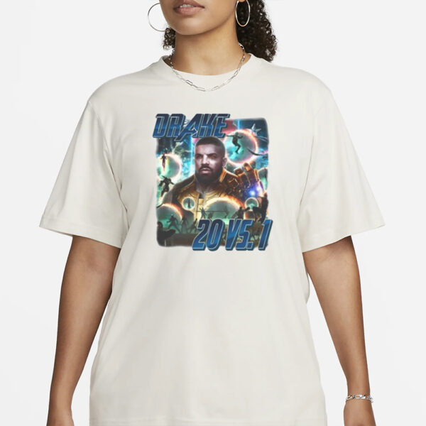 Drake Thanos 20 Vs 1 T-Shirt1