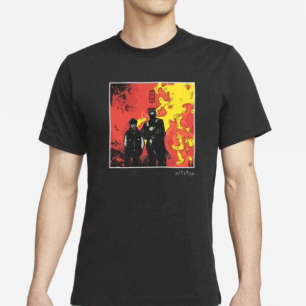 Evie Softestbandito Catboi On Fire Deluxe T-Shirts