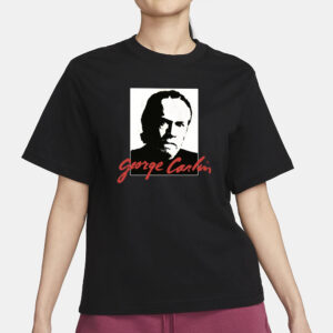 George Carlin Sometimes A Little Brain Damage Can Help T-Shirt3