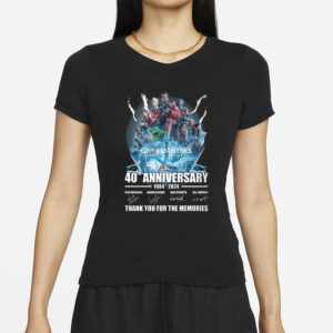 Ghostbusters Frozen Empire 40th Anniversary 1984-2024 Thank You For The Memories T-Shirt