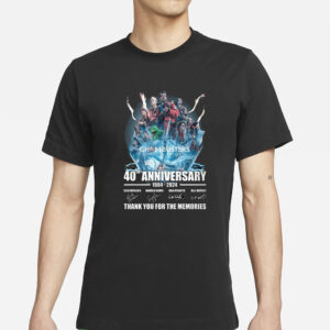 Ghostbusters Frozen Empire 40th Anniversary 1984-2024 Thank You For The Memories T-Shirts