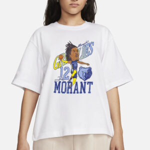 Grizzlies Ja Morant Caricature T-Shirt