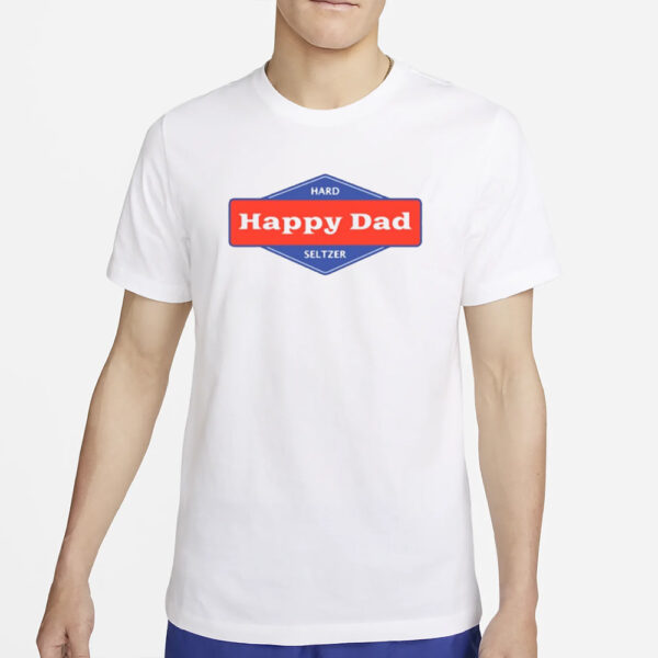 Happy Dad Hard Seltzer Logo T-Shirt36