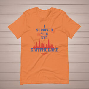 I Survived The Nyc Earthquake April 5Th 2024 Baby Onesie T-Shirt2