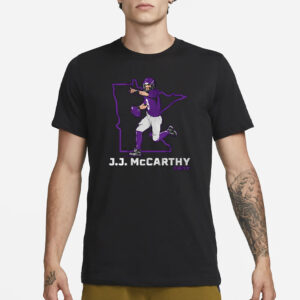 J.J. MCCARTHY STATE STAR T-SHIRT3