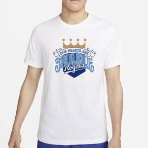 KC Royals Bring Out The Blue Our Hearts Are True Blue T-Shirt 2024 Giveaway5