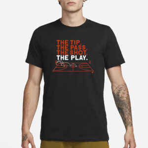 Kara Thornton The Tip The Pass The Shot The Play T-Shirt1