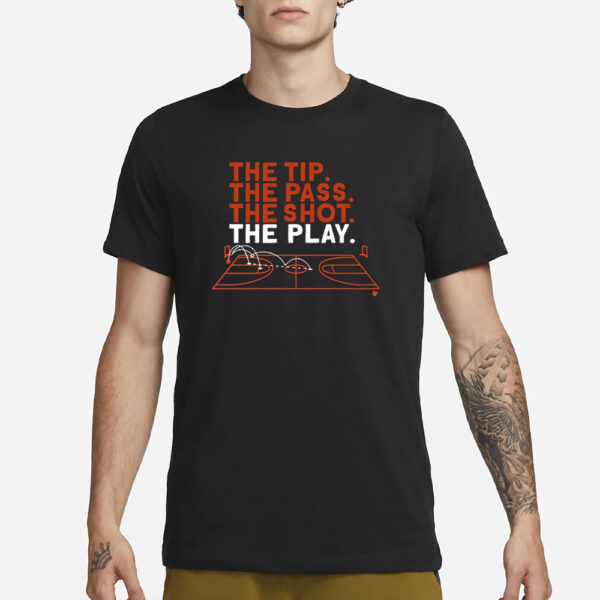 Kara Thornton The Tip The Pass The Shot The Play T-Shirt1